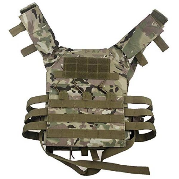 BGJ Airsoft Tactical Vest 1 BGJ Men Hunting Tactical Vest Military Molle Plate Carrier Magazine Airsoft Paintball CS Outdoor Protective Lightweight Vest