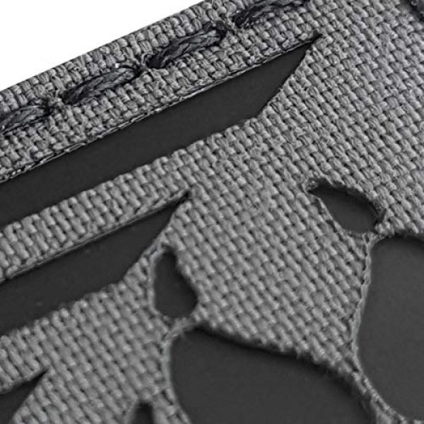 Tactical Freaky Airsoft Morale Patch 3 IR Dog Handler Paw Wolf Gray USA Flag Infrared Tactical Morale Fastener Patch