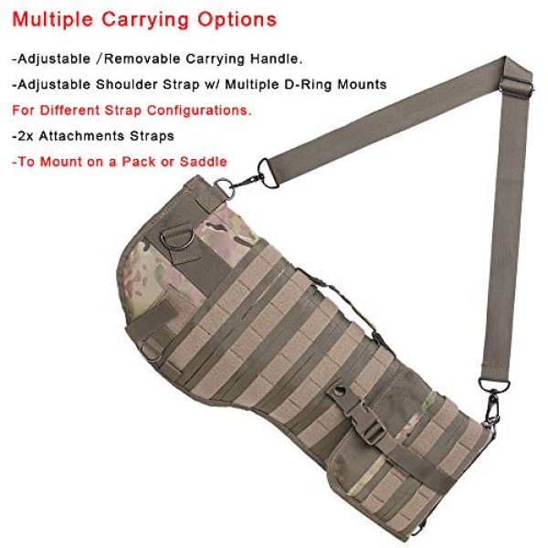 Kylebooker Rifle Case 2 Kylebooker Premium Tactical Shotgun Rifle Scabbard MOLLE Gun Case
