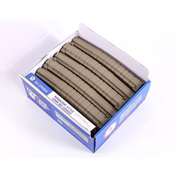 G&G Airsoft Gun Magazine 3 G&G GR16 120-ROUND MID-CAP 6mm Airsoft AEG MAGAZINE (Tan, 5pk)