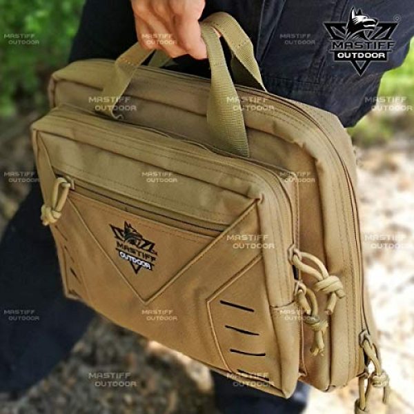 Mastiff Outdoor Pistol Case 4 Mastiff Outdoor Tactical Pistol Case Handgun Bag Hunting Shooting Range Magazine Pouch