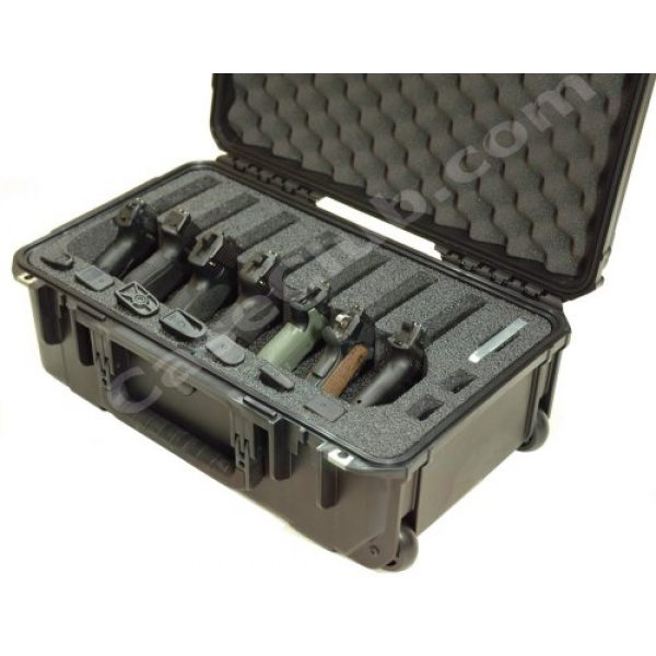 Case Club Pistol Case 4 Case Club 7 Pistol Pre-Cut Waterproof Case with Silica Gel to Help Prevent Gun Rust