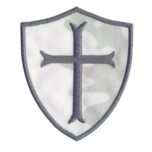LEGEEON Airsoft Morale Patch 1 LEGEEON Multicam Alpine Crusaders Templar Cross US Navy Seals DEVGRU Embroidered Touch Fastener Patch