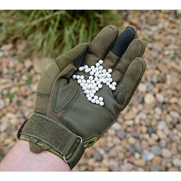 BioShot Airsoft BB 3 BioShot Biodegradable Airsoft BBS - Tuner Pack Super Slick Seamless Sniper Weight Competition Match Grade for All 6mm Airsoft Guns and Accessories (4 400rd Packs, White)