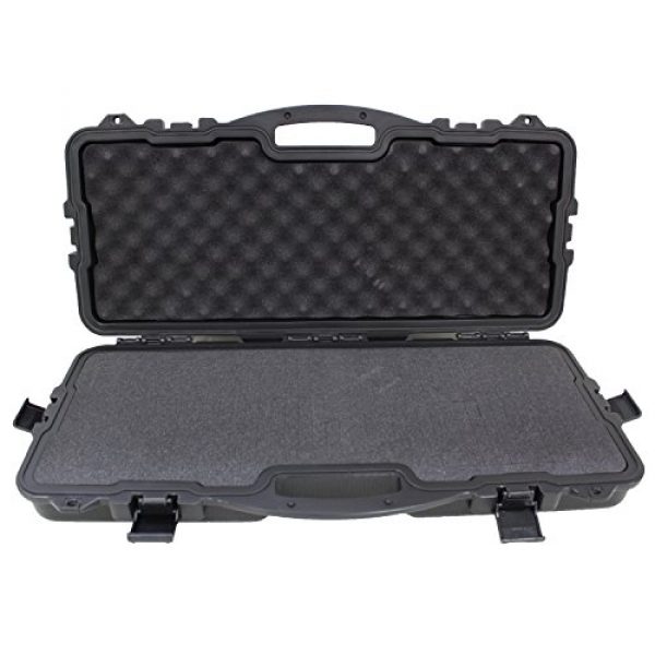 SAS Pistol Case 1 SAS Takedown Bow Hard Case with Pluck Foam and Locking Holes for Competition Bow, Pistol, Archery Accessories or Handgun