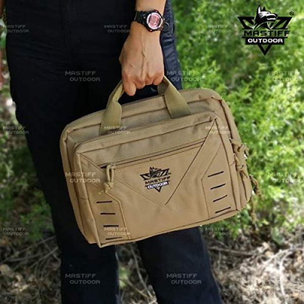 Mastiff Outdoor Pistol Case 5 Mastiff Outdoor Tactical Pistol Case Handgun Bag Hunting Shooting Range Magazine Pouch