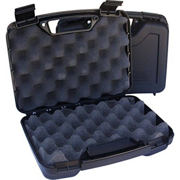 MTM Pistol Case 2 MTM 805-40 Single Pistol Handgun Case (Black)