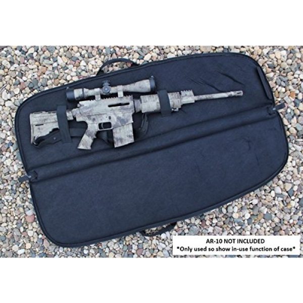 Vexan Rifle Case 5 Vexan 38" Soft Sided Tactical AR Gun Bag Padded Gear Sporting Rifle Carbine