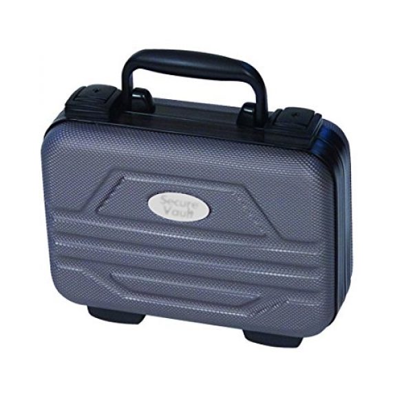 Bob Allen Pistol Case 1 Bob-Allen Silverside Single Pistol Case, 10.5" x 7.25" x 4", Grey