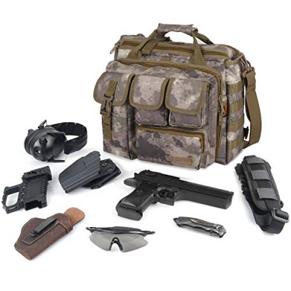 Sealantic Pistol Case 6 Sealantic Tactical Gun Range BagPistol Shooting Duffle BagPadded Shooting Range BagPistol Casesfor Firearm Accessories Storage Handguns and Ammo