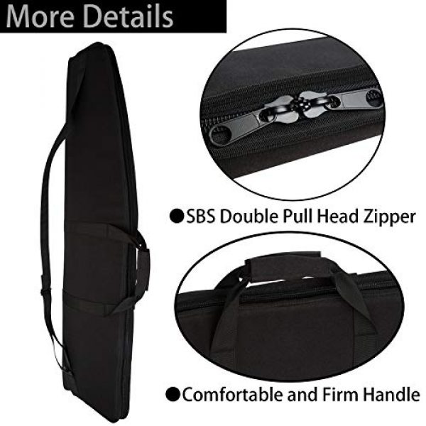 SOWLAND Rifle Case 5 SOWLAND Soft Rifle-Case Padded Gun-Cases Tactical Bags - Outdoor Sports Cases with 5 Pockets 38 42 Inch
