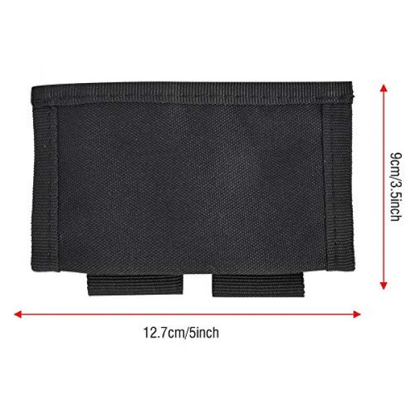 Alomejor Tactical Pouch 3 Alomejor Bullet Bag Magazine Pouch for Shotguns Nylon High Speed Shotshell Carrier Holder for Outdoor Hunting Training