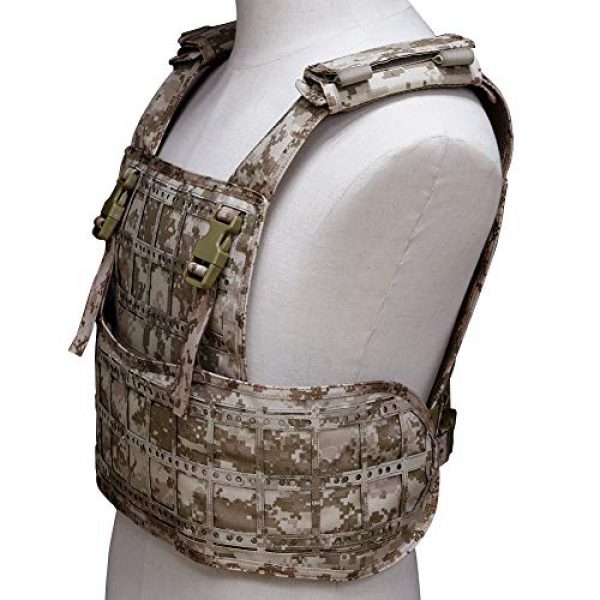 BGJ Airsoft Tactical Vest 6 BGJ Airsoft Vest Tactical Vest Hunting Protection Military Molle Vest Adjustable Army Armor