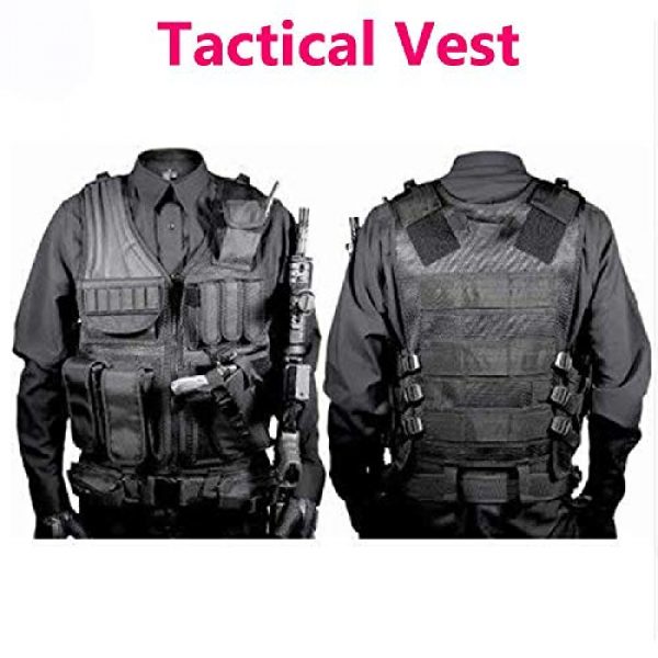 BGJ Airsoft Tactical Vest 4 BGJ Military Equipment Tactical Vest Police Training Combat Armor Gear Army Paintball Hunting Airsoft Vest Molle Protective Vests