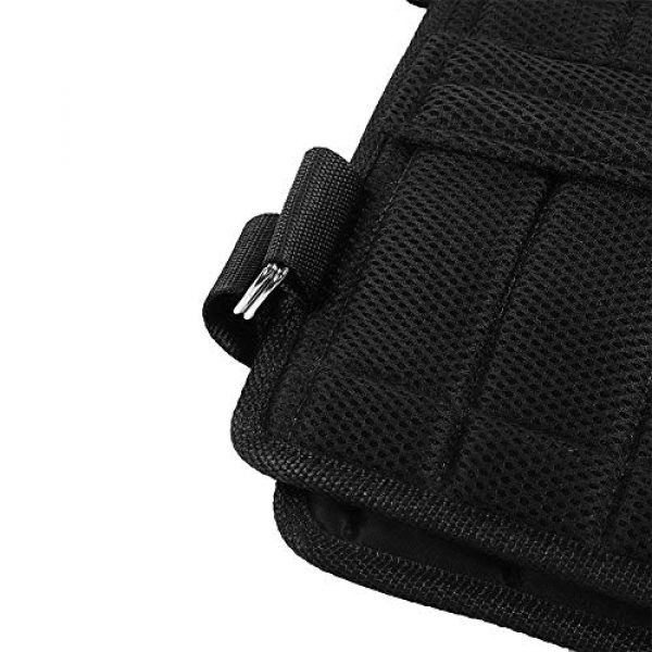 Aiggend Airsoft Tactical Vest 7 Tactical Vests, 50KG Weighted Vest Strength Training Jacket for Workout Fitness