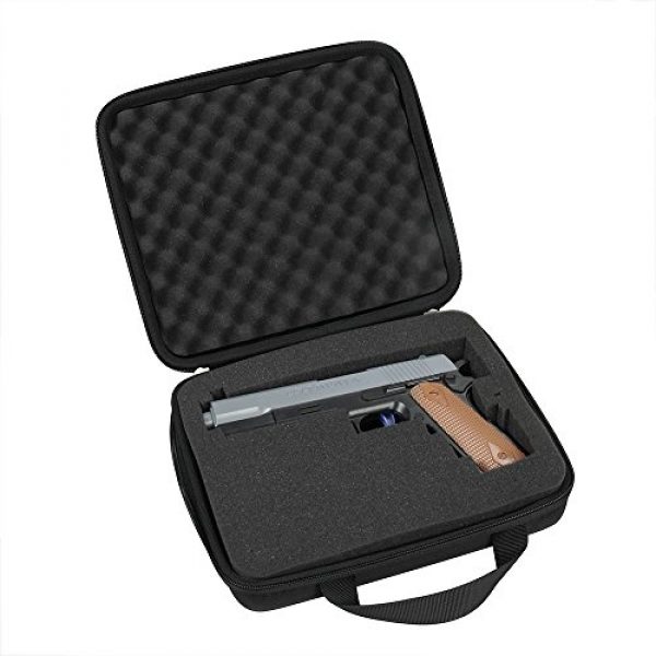 Hermitshell Pistol Case 3 Hermitshell Hard Travel Case Fits Pistol Handgun Revolver up to 8-Inch