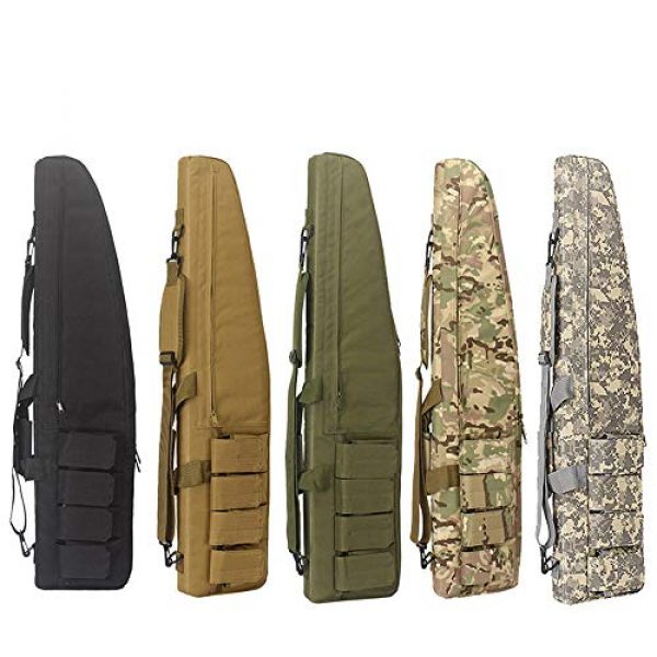 Sunny Rifle Case 2 Outdoor Sports Gear Tactical Assault Combat Camouflage Rifle Gun Case Cover Shooting Hunting Fishing Pack Tactical Airsoft Gun Long Bag - Green - 120cm