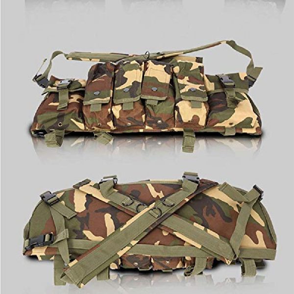 BGJ Airsoft Tactical Vest 4 BGJ Tactical Vest Airsoft Ammo Chest Rig AK 47 Magazine Carrier Camouflage Combat Vest Tactical Military Army Equipment