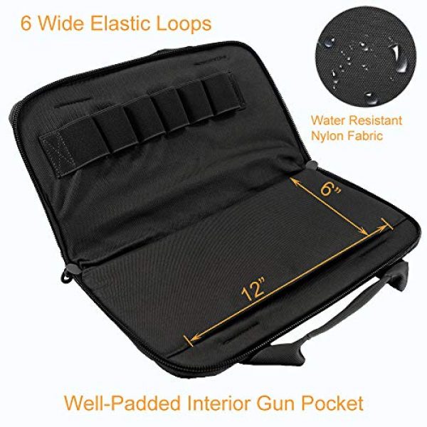 Depring Pistol Case 5 Depring Attache Pistol Case Tactical Padded Handgun Rug Shooting Range Gun Bag