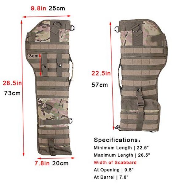 Kylebooker Rifle Case 5 Kylebooker Premium Tactical Shotgun Rifle Scabbard MOLLE Gun Case