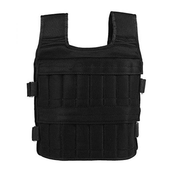 Aiggend Airsoft Tactical Vest 5 Tactical Vests, 50KG Weighted Vest Strength Training Jacket for Workout Fitness