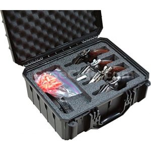 Case Club Pistol Case 1 Case Club 4 Revolver Waterproof Cases with Silica Gel to Help Prevent Gun Rust