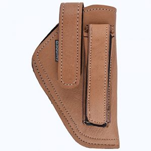 Snipper Pistol Case 1 Snipper Unisex Leather Pistol Cover Brown