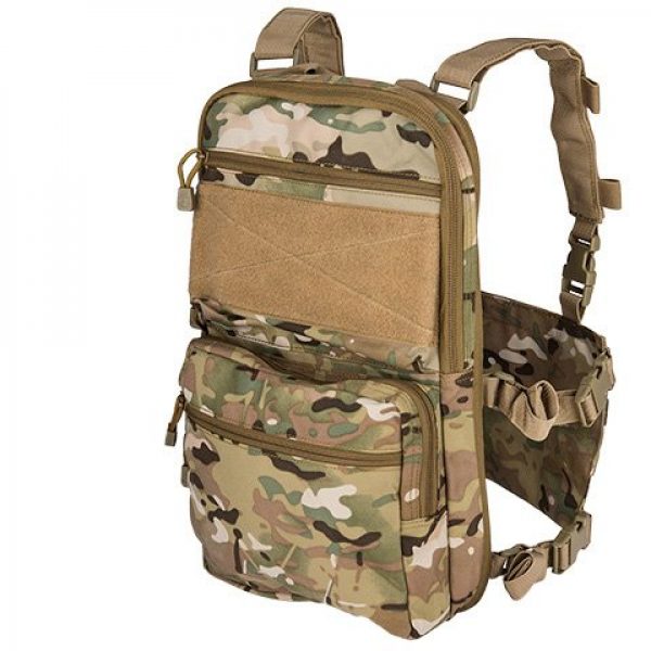 Lancer Tactical Airsoft Tactical Vest 1 Lancer Tactical 1000D Nylon QD Chest Rig and Backpack Combo (CAMO)