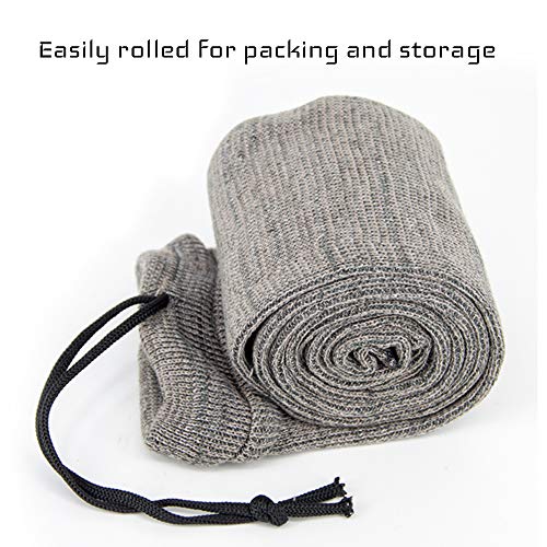 GMW Rifle Case 4 GMW Knit Gun Sock, Fits Rifles/Shotguns up to 52", Anti-Rust, Silicone Treated, Drawstring Closure (4 Pack)
