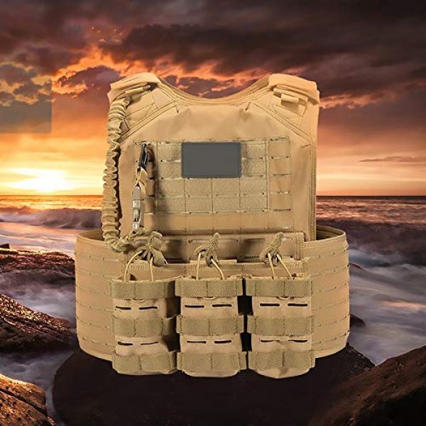 WEQ Airsoft Tactical Vest 5 WEQ CS Tactical Vest Modular Vest Outdoor Sports Camouflage Vest Combat Training Vest
