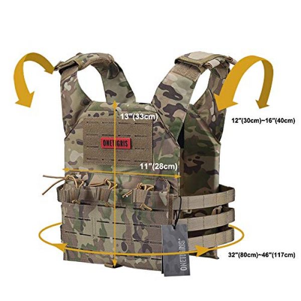 OneTigris Airsoft Tactical Vest 4 OneTigris Tactical Larser-Cut Vest