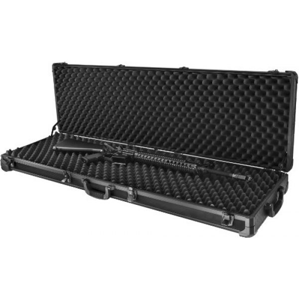 BARSKA Rifle Case 1 Loaded Gear AX-200 Hard Case, Large, Black by BARSKA