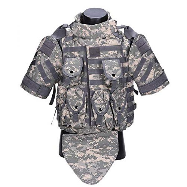 BGJ Airsoft Tactical Vest 3 Tactics Camouflage Vest Phantom Protective Modular Vest Body Armor Airsoft Wargame Hunting Outdoor Sports Activities