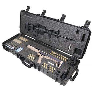 Case Club Rifle Case 1 Case Club KSG/DP-12 & AR Pre-Cut Waterproof Case with Accessory Box and Silica Gel to Help Prevent Gun Rust