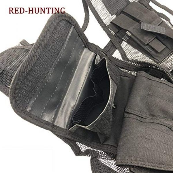 Shefure Airsoft Tactical Vest 7 Shefure New Adjustable Tactical Combat Training Vest Lightweight Mesh Tactical Breathable Vest Black