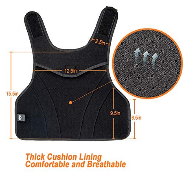 MGFLASHFORCE Airsoft Tactical Vest 4 MGFLASHFORCE Tactical Airsoft Vest Molle Adjustable Combat Training Paintball Vest