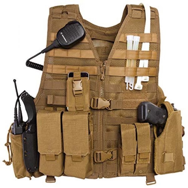 5.11 Airsoft Tactical Vest 5 5.11 LBE Vest Black, Regular