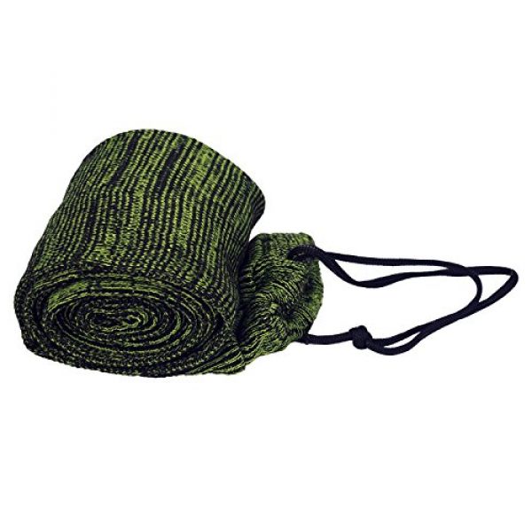 PXDREAM Rifle Case 4 PXDREAM 54" Shotgun Rifle Sock Sleeve Case Shooting Hunting Gun Silicone Slip Bag Case - Green (Pack of 2 Pieces)