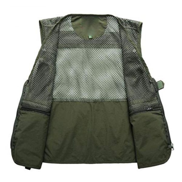 DAFREW Airsoft Tactical Vest 3 DAFREW Men's Vest Fashion Casual Vest Outdoor Photography Fishing Vest Quick Dry Vest (Color : Black, Size : M)