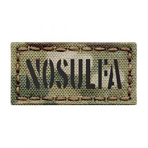 Tactical Freaky Airsoft Morale Patch 1 Multicam IR NO SULFA Sulfonamide Allergy Blood Type 1x2 IFAK Tactical Morale Hook&Loop Patch