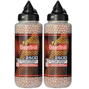 Crosman Air Gun Pellet 1 Airgun Ammo: Copperhead BB's- 2500 CT. Copper Coated 2 Pack of 2500