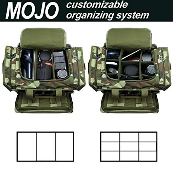 YumyKit Pistol Case 4 YumyKit Tactical Gun Range Bag Shooting Duffle Bags for Handguns Pistols with Lockable Zipper and Heavy Duty Antiskid Feet Travel Sport Duffle Bags