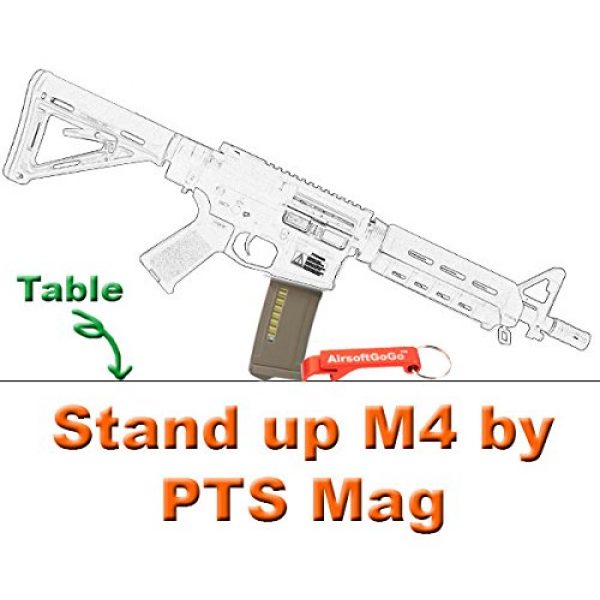 PTS Syndicate Airsoft Gun Magazine 7 PTS EPM 150rd Enhanced Polymer AEG Magazine Black for M4 series AEG Dark Earth [For Airsoft Only]