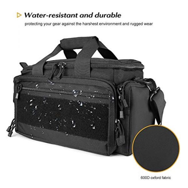 ProCase Pistol Case 4 ProCase Tactical Gun Range Bag Pistol Shooting Duffle Bag Bundle with Noise Reduction Safety Ear Muffs Headset SNR 36dB Earmuffs for Ear Hearing Protection