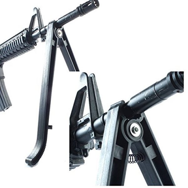 Gazelle Trading Airsoft Gun Barrel Bipod 6 Gazelle Trading Tactical ABS BIPOD BI POD Gun Sniper Rest Stand BB Airsoft Soft Air Rifle