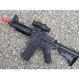 Velocity Airsoft Airsoft Rifle 1 Well D2806 M4 Electric Airsoft Gun Collapsible Stock Fps-250 Full Auto (Airsoft Gun)