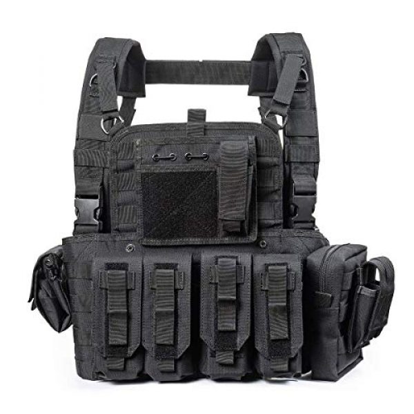 GXYWAN Airsoft Tactical Vest 1 GXYWAN Tactical CS Field Vest Paintball Training Air Gun Super Light Breathable Combat Adjustable Vest