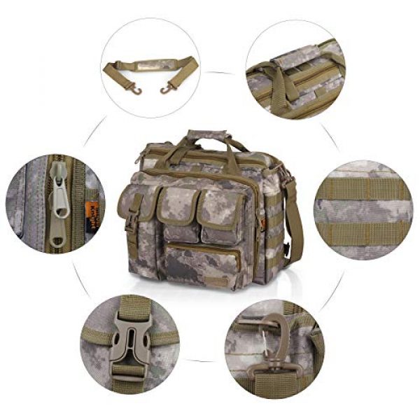 Sealantic Pistol Case 5 Sealantic Tactical Gun Range BagPistol Shooting Duffle BagPadded Shooting Range BagPistol Casesfor Firearm Accessories Storage Handguns and Ammo