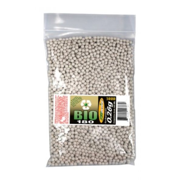 TSD Airsoft BB 1 TSD Tactical 3,000 ct. Bag Biodegradeable White Airsoft BBS (6mm, 0.26g)