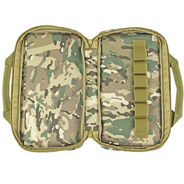 JFFCE Pistol Case 5 JFFCE Tactical Molle Pistol Storage case for Single Pistol and Mag with Heavy Duty Double Zippers
